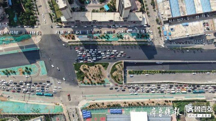 济南顺河快速路南延地面工程8月中上旬完工,居民出行将改善